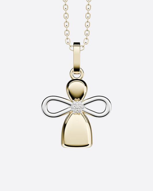 Золота Підвіска Лялька Ангелочок