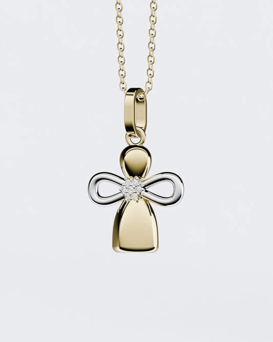 Золота Підвіска Лялька Ангелочок