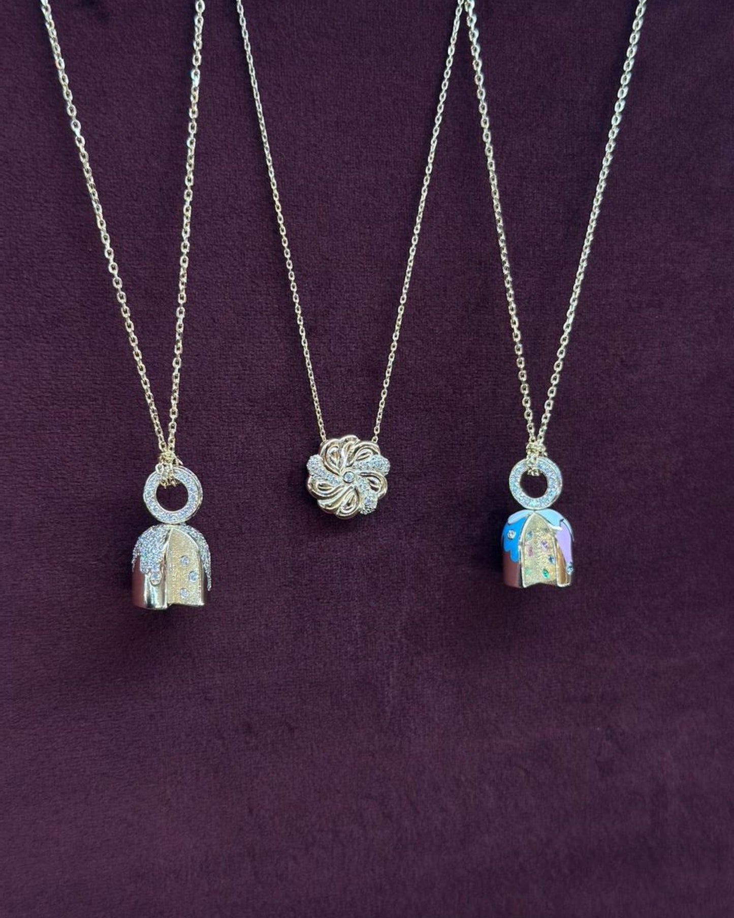 Золоте кольє Калач міні