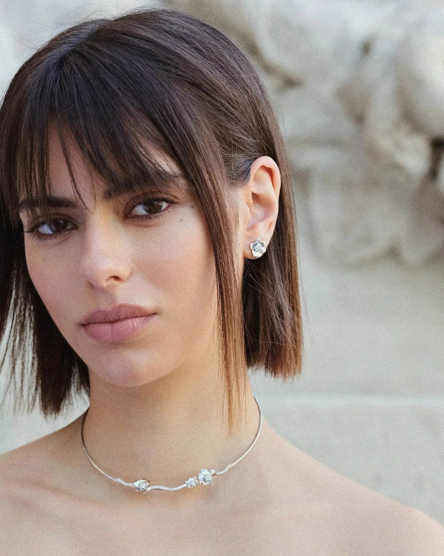 Золоте кольє-вінок Анемона