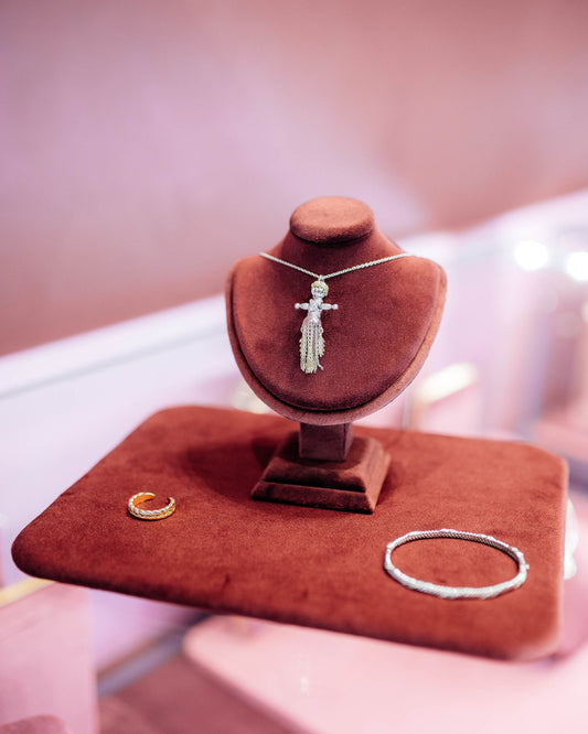 Оксамитовий набір для зберігання прикрас