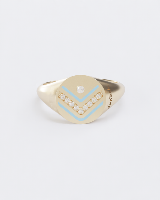 Золота каблучка Кольори Роду