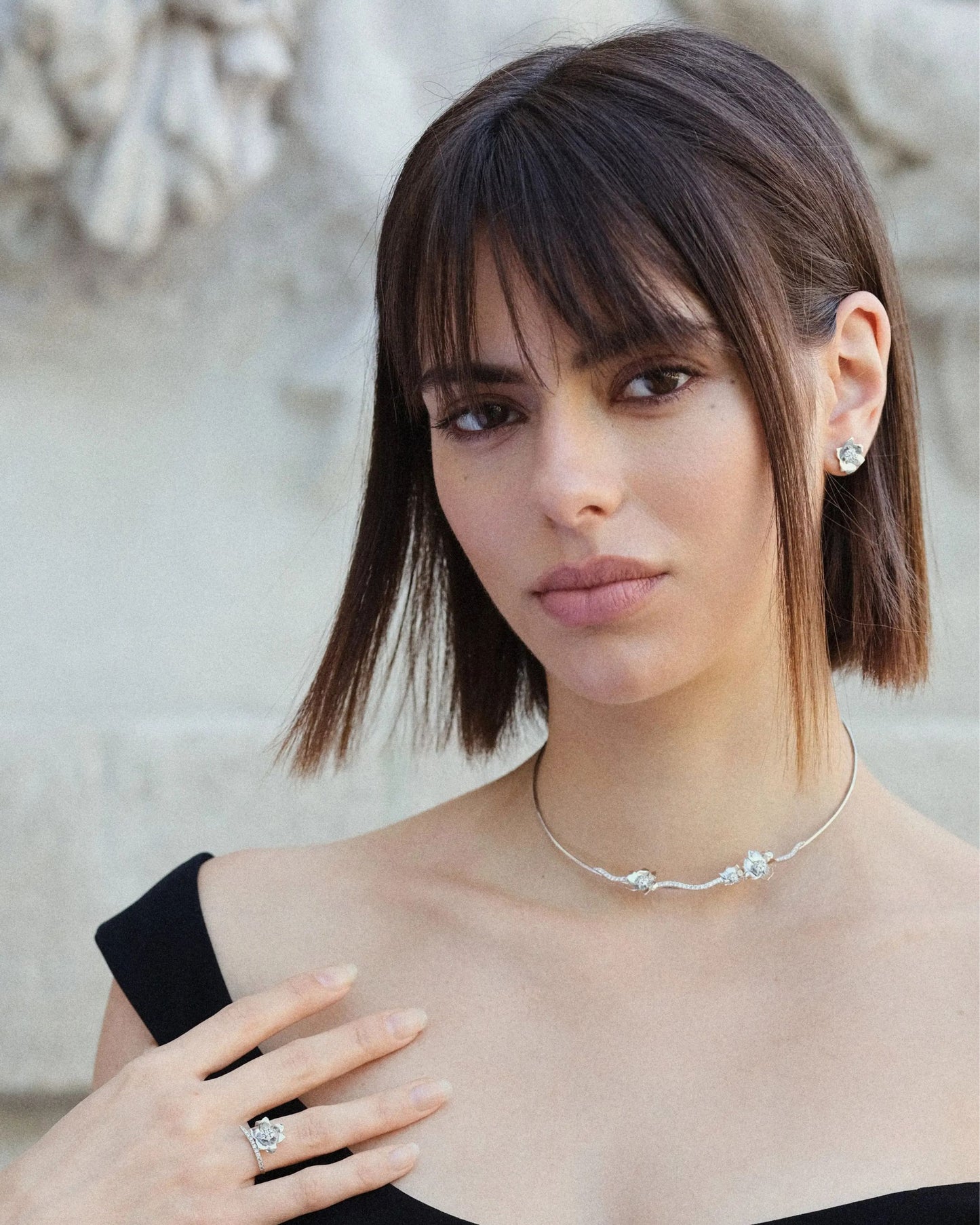 Золоте кольє-вінок Анемона