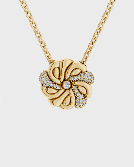 Золоте кольє Калач міні