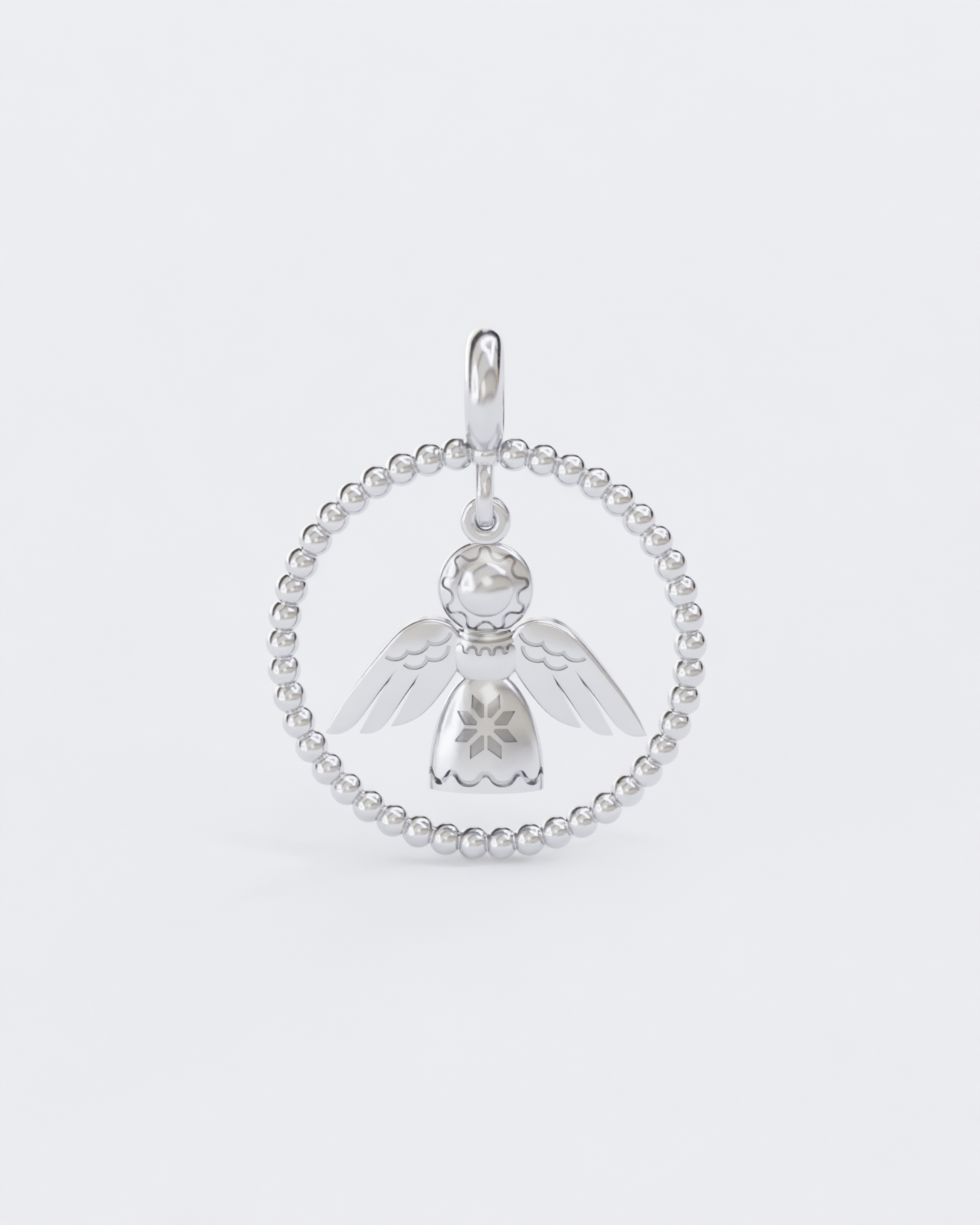 Золота Підвіска Лялька-мотанка Янгол міні