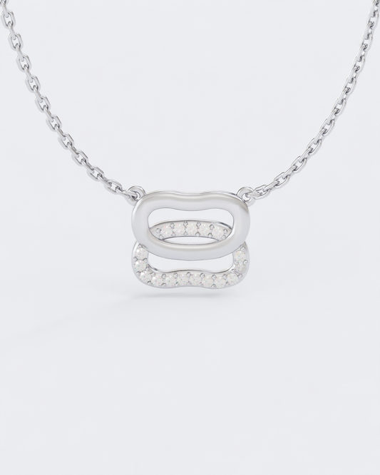 Кольє Дукач з діамантами напівпаве