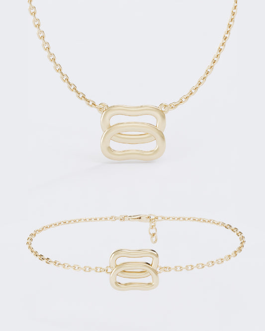 Набір Кольє і браслет Дукач