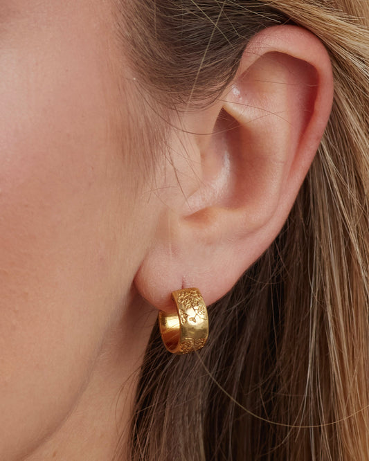 Золоті пусети Bloom міні