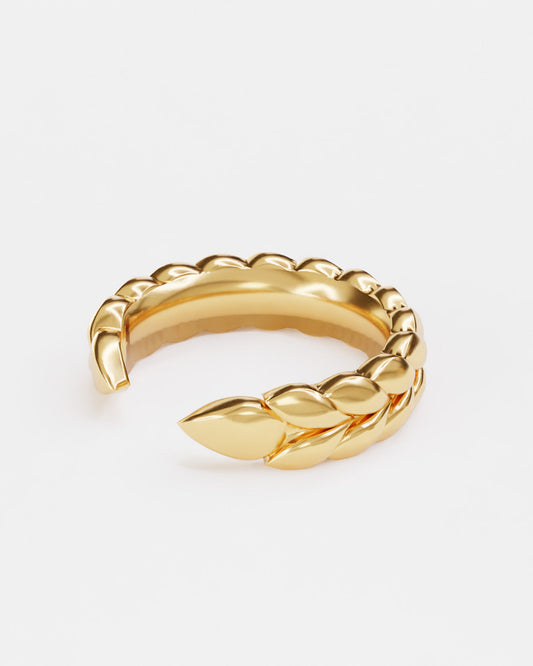 Золота каблучка Колосок відкрита