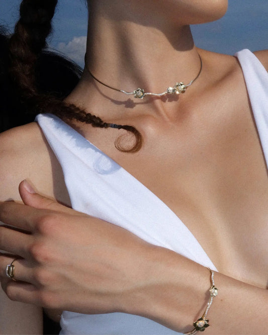 Золотий браслет-вінок Анемона