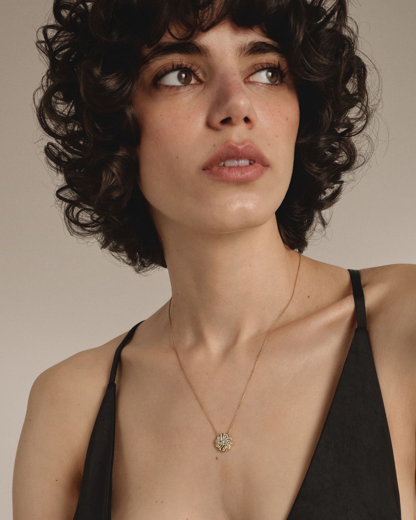 Золоте кольє Калач міні