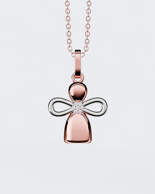 Золота Підвіска Лялька Ангелочок