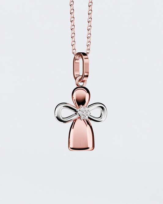 Золота Підвіска Лялька Ангелочок