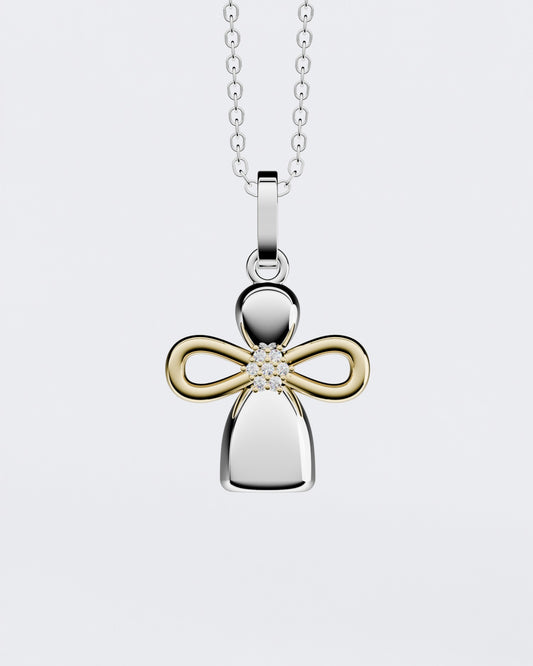 Золота Підвіска Лялька Ангелочок