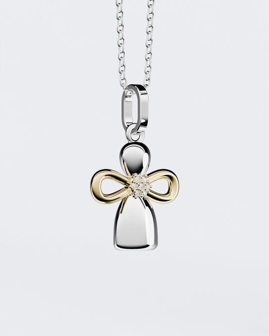 Золота Підвіска Лялька Ангелочок