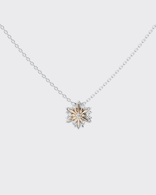 Золоте кольє Едельвейс міні