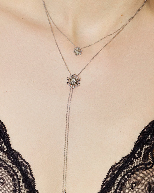 Золоте кольє Едельвейс міні