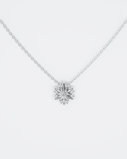 Золоте кольє Едельвейс міні