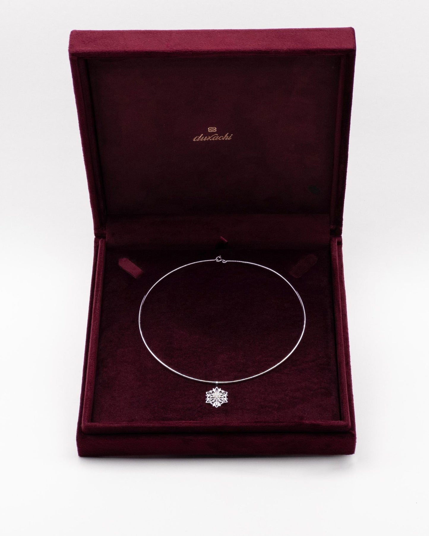 Довге кольє Едельвейс з перлами