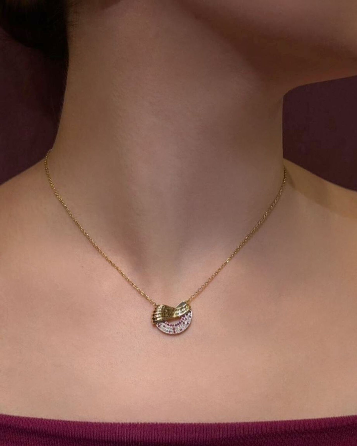 Золоте кольє Марія