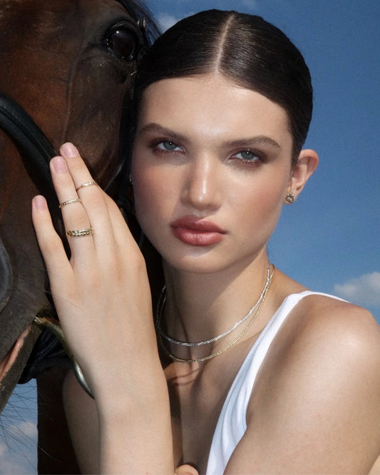 Золота каблучка Колосок міні