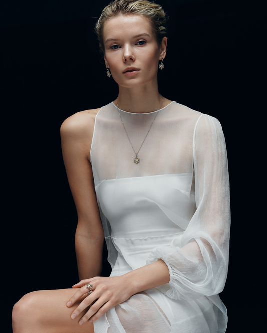 Золота Підвіска Едельвейс