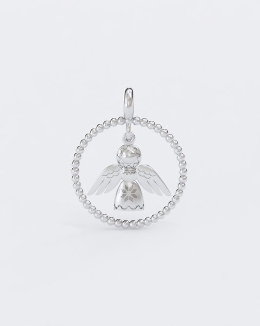 Золота Підвіска Лялька-мотанка Янгол міні