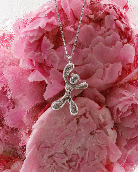 Золота Підвіска Лялька Півонія